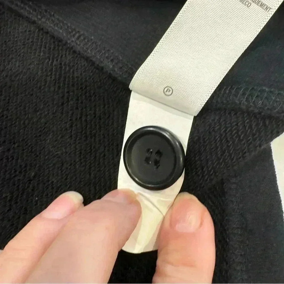 Standard James Perse Black Stretch Cotton One Button Knit Blazer Size 2 Small - Picture 8 of 9